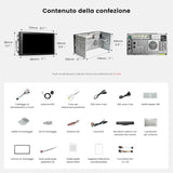 ATOTO S84G2B7P 7" Autoradio Android 2 DIN, CarPlay e Android Auto Wireless, DSP Hi-Fi con Pre-Out 4V, Chat IA, Tracciamento GPS, WiFi/Bluetooth/USB, 4G+64G