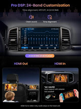 ATOTO A5LG2A7T 7" Double Din Car Stereo with Backup Camera, Android OS, IPS Touchscreen, Wireless CarPlay & Android Auto, WiFi/Bluetooth/USB Tethering, MirrorLink, 24-Band EQ DSP, 2G+32G, FM/RDS Radio