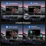 ATOTO P9 9" Portable Touchscreen Car Stereo with Bluetooth Wi-Fi, MirrorLink, Multimedia Audio Player with GPS Tracking
