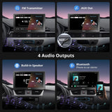ATOTO 9" Portable Car Stereo with Bluetooth, Wi-Fi, Wireless CarPlay & Android Auto, MirrorLink, GPS Tracking, Multimedia Audio Player