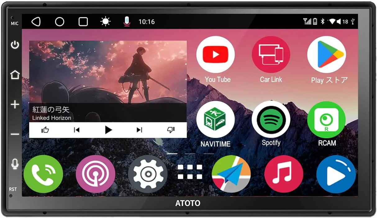 ATOTO A6 7インチ 2DIN Android カーナビ ディスプレイオーディオ