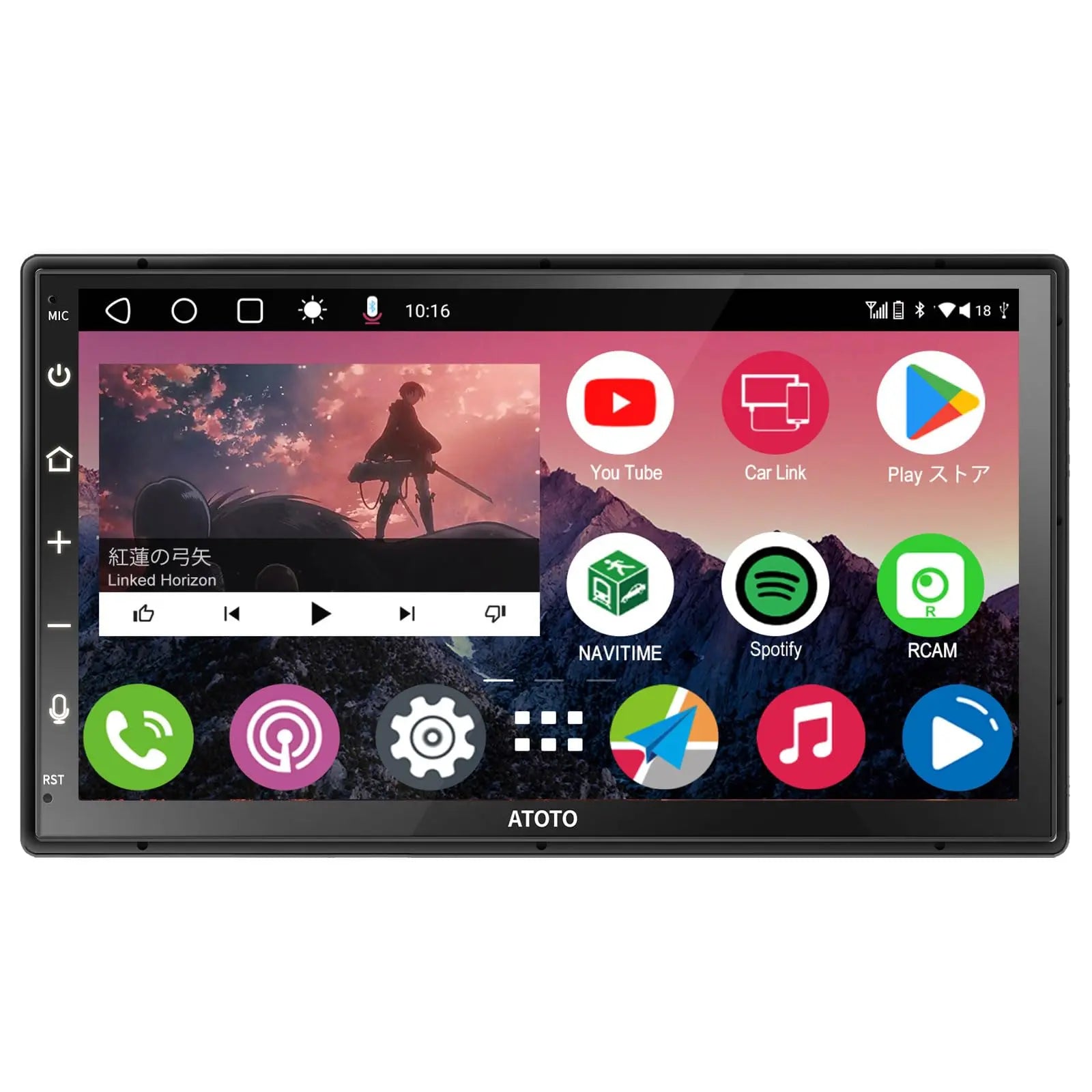 ATOTO [7インチ] ATOTO A6 PFダブルDIN Androidカーステレオ 