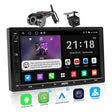 double din car stereo with dash and backup camera