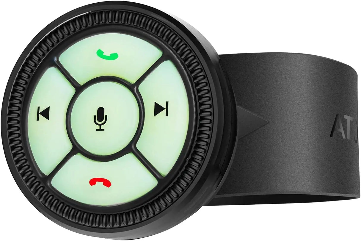 ATOTO AC-44F8 Wireless Steering Wheel Remote - Luminous Button, Key Mapping, Universal Fit for Car Stereos, Watchband Style