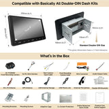 ATOTO S8G2094MS 9" QLED 8-Core Double Din Android Car Stereo with 1080P Front Camera, 4G+32G, Wireless CarPlay & Android Auto, Built-in 4G, Dual Bluetooth, DSP & SCVC, AI Chat