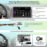 ATOTO F7G110XED 10" Single Din & Double Din Head Unit with Built-in DAB+, Wireless CarPlay & Android Auto, QLED Touchscreen, Bluetooth, HD LRV, MirrorLink, Quick Charge, USB/SD