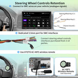 ATOTO F7G110XED 10" Single Din & Double Din Head Unit with Built-in DAB+, Wireless CarPlay & Android Auto, QLED Touchscreen, Bluetooth, HD LRV, MirrorLink, Quick Charge, USB/SD