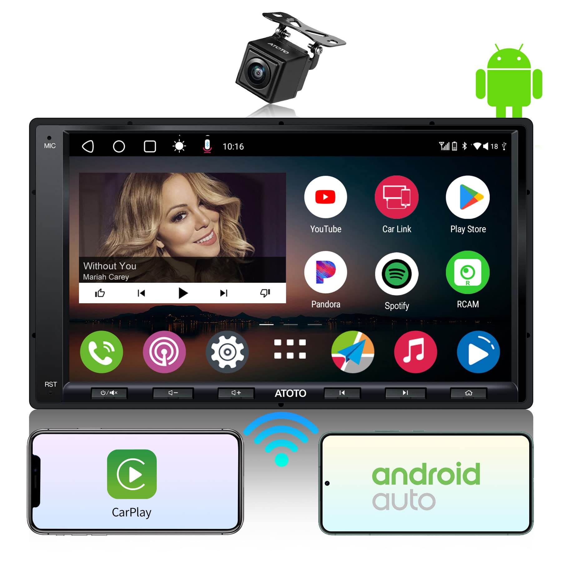 ATOTO 9インチ A6G209PF (2G 32G) 2023モデル（ATOTO A6PF Double DIN 