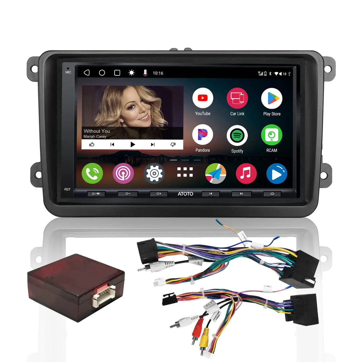 ATOTO A6VW07APF 7" Double Din Car Stereo, Wireless CarPlay & Android Auto, Dual Bluetooth, HD LRV, 2G+32G, Compatible with VW Volkswagen/Golf/Polo/Tiguan/Passat