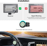 ATOTO AC-44F5 Kabelloses Bluetooth-Fernbedienungsgerät mit pulsierendem Licht, Plug and Play – Solo für ATOTO-Autoradio (X10, F7 und S8), nicht kompatibel mit der Version ATOTO A5 / A6 / S8 PN / S8 UN / S8 MS