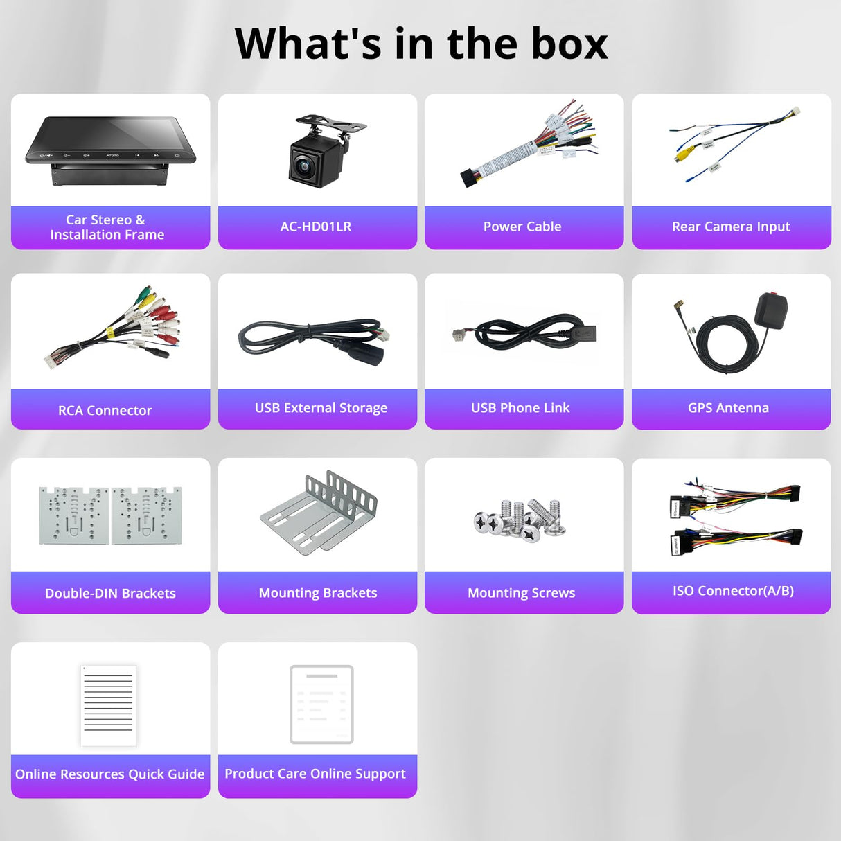 ATOTO A5L Autoradio 2 Din Android 2G+32G, 10 pollici Touchscreen GPS per auto, Tethering di WiFi/BT/USB, CarPlay Wireless e Android Auto Senza fili, Telecamera di backup,MirrorLink, DSP, FM/RDS/TF