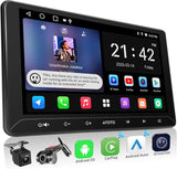 ATOTO A5LG211T 10.1" Android Double Din Radio with Wireless CarPlay/Android Auto, LRV Backup Camera & DVR Dashcam, WiFi/Bluetooth/USB Tethering, 2+32GB, 24-Band EQ & DSP, SWC/FM, MirrorLink, AI Chat