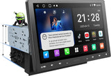 ATOTO A5LG110T 10" 2DIN e Adattivo a 1DIN Android Autoradio, IPS Schermo a Display Fluttuante, CarPlay e Android Auto Senza Fili, Tethering WiFi/BT/USB, Mirrorlink, DSP/FM/RDS