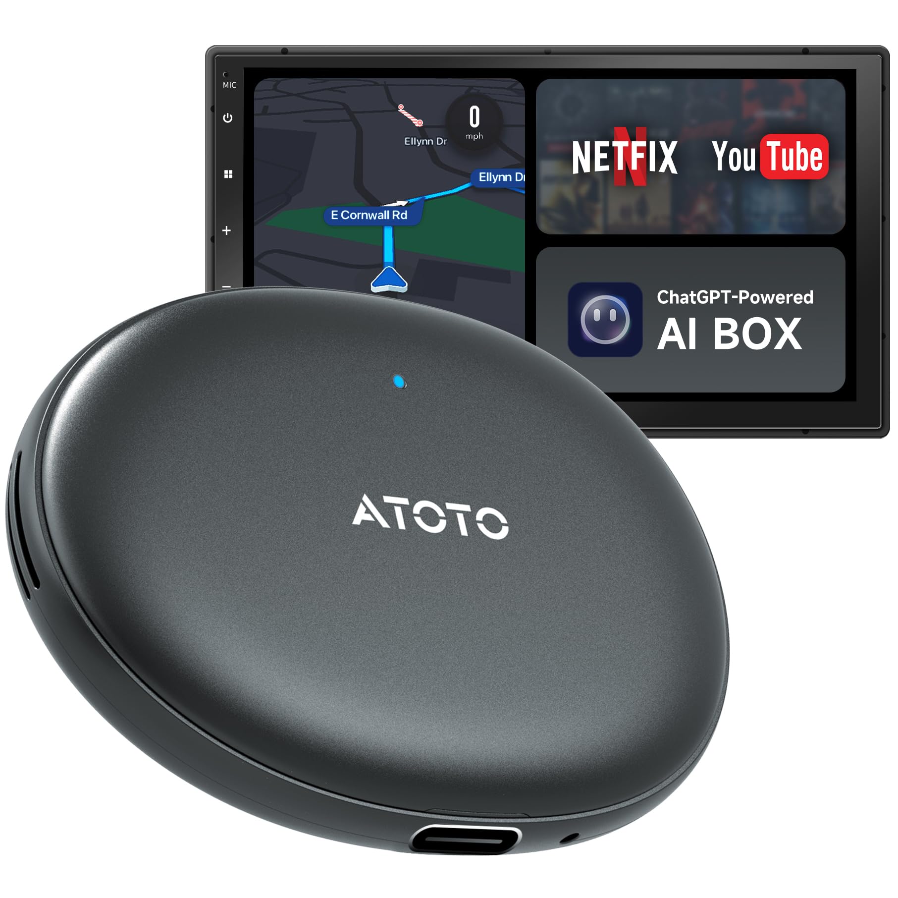 カーナビ ATOTO AD5 CarPlay ATOTO AD5 Wireless CarPlay Adapter – Smart AI Magic Video Box