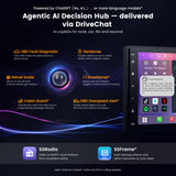 ATOTO A7G2B7PKL 7" QLED Double Din Car Stereo – Android 13, 4GB+64GB, 8-Core, Wireless CarPlay & Android Auto, 4G LTE, Wi-Fi/USB, Hi-Fi DSP with 4V Pre-Outs, SCVC/LRV, GPS Tracking, Agentic AI