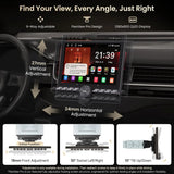ATOTO A5LG110PT 10.1" QLED Floating Single & Double DIN Head Unit, Wireless CarPlay & Android Auto, Dual HDMI, Physical Buttons, AI DSP, GPS, Wi-Fi/USB Tethering, Split-Screen, 2G+32G
