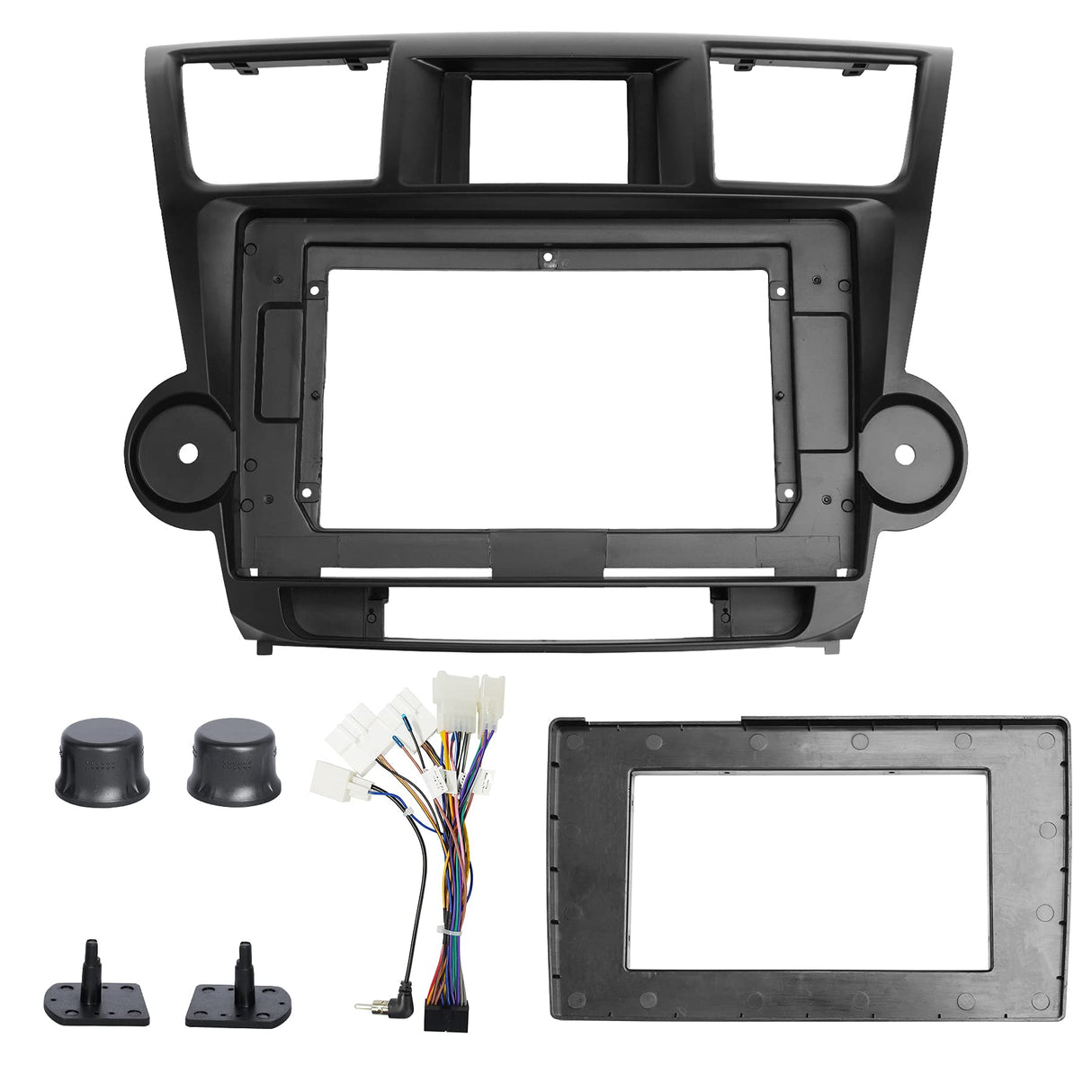 YOFUNG AC-TYHD02X-ST Installation Mounting Dash Kit for Toyota Highlander 2008–2013 (No Navigation), Only Compatible with ATOTO IAH09D-Style Car Stereo