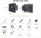 ATOTO X10DG2B7E Autoradio 2 DIN 7 Pouces, QLED, 8+128G, Microphone Double et Entrée Caméra, CarPlay & Android Auto sans fil, 4G LTE, Assistant vocal IA, Suivi GPS, DAB, Bluetooth, LRV, Entrée HDMI