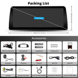 ATOTO S8BM3S412B8PN 12,3" Autoradio Bluetooth, CarPlay, Android Auto, Navigatore, AI, 2 BT, 4G LTE – Compatibile con BMW Serie 3 E90/E91/E92/E93 CIC (2008-2012), Mantiene Funzioni Originali