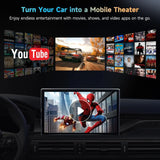 ATOTO AD5 Adaptateur CarPlay/Android Auto Sans Fil - ChatGPT IA, WiFi Double Bande, 256 Go TF, Streaming HD