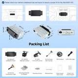 ATOTO A5LG1A5T 5" Single Din Bluetooth Car Stereo with Front Dashcam & Backup Camera, Wireless CarPlay/Android Auto, GPS, Wi-Fi, USB Fast Charging, AUX/SD