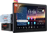 ATOTO X10G110E 10" QLED AI Android Single Din Car Stereo, Floating Screen Head Unit, 8G+128G in-Dash Navigation, 4G LTE, Wireless Carplay & Android Auto, Dual Phone Connection & 2 BT, 36B-EQ