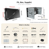 ATOTO S8G2C74MS 7" Android 11 ChatGPT Double Din Car Stereo Wireless CarPlay & Android Auto S8 Gen3 Octa-Core 4G RAM+32G ROM LTE/WiFi Dual BT DSP Front Camera GPS Tracking