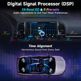 ATOTO A5LG211T 10.1" Android Double DIN Car Stereo with AHD Backup Camera, Wireless CarPlay & Android Auto Touchscreen, WiFi/BT/USB Tethering, 24-Band EQ DSP & Amp, MirrorLink, 2G+32G