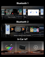 ATOTO CB6 2025 Upgrade Wireless CarPlay Adapter & Android AI Box, Plug & Play CarWave Smart Box with AI DriveChat, GPS Tracking, Android 13, 4G LTE, Dual Bluetooth, 8G+128G