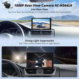 ATOTOEXCEL Tragbarer Carplay-Bildschirm für Android Auto mit 1080P- und SWC-Retromarcia-Telekamera, P5 Tragbares drahtloses Autoradio mit Carplay-Navigation, 7 Zoll QLED-Touchscreen, Mirrorlink