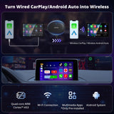 ATOTO AD5 Wireless CarPlay/Wireless Android Auto AI Box, Plug & Play, Smart AI Dongle Power by ChatGPT, Wireless CarPlay Adapter with Dual WiFi, Support 256 GB TF Card