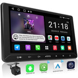 ATOTOLIFE A5L 10inch 2G+32G Android Double Din Car Stereo with Backup Camera, Wireless CarPlay & Android Auto in-Dash Navigation, WiFi/Bluetooth/USB Tethering, DSP/FM/AM, MirrorLink, AI Dialogue