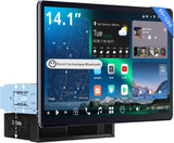ATOTO 14.1" QLED X10G141E Autoradio Android avec GPS intégré, 1DIN & 2DIN, 8G+128G, Écran Flexview, Audio 7.1.2 CH, 4G LTE, EQ 36B, CarPlay & Android Auto sans Fil, HDMI IN