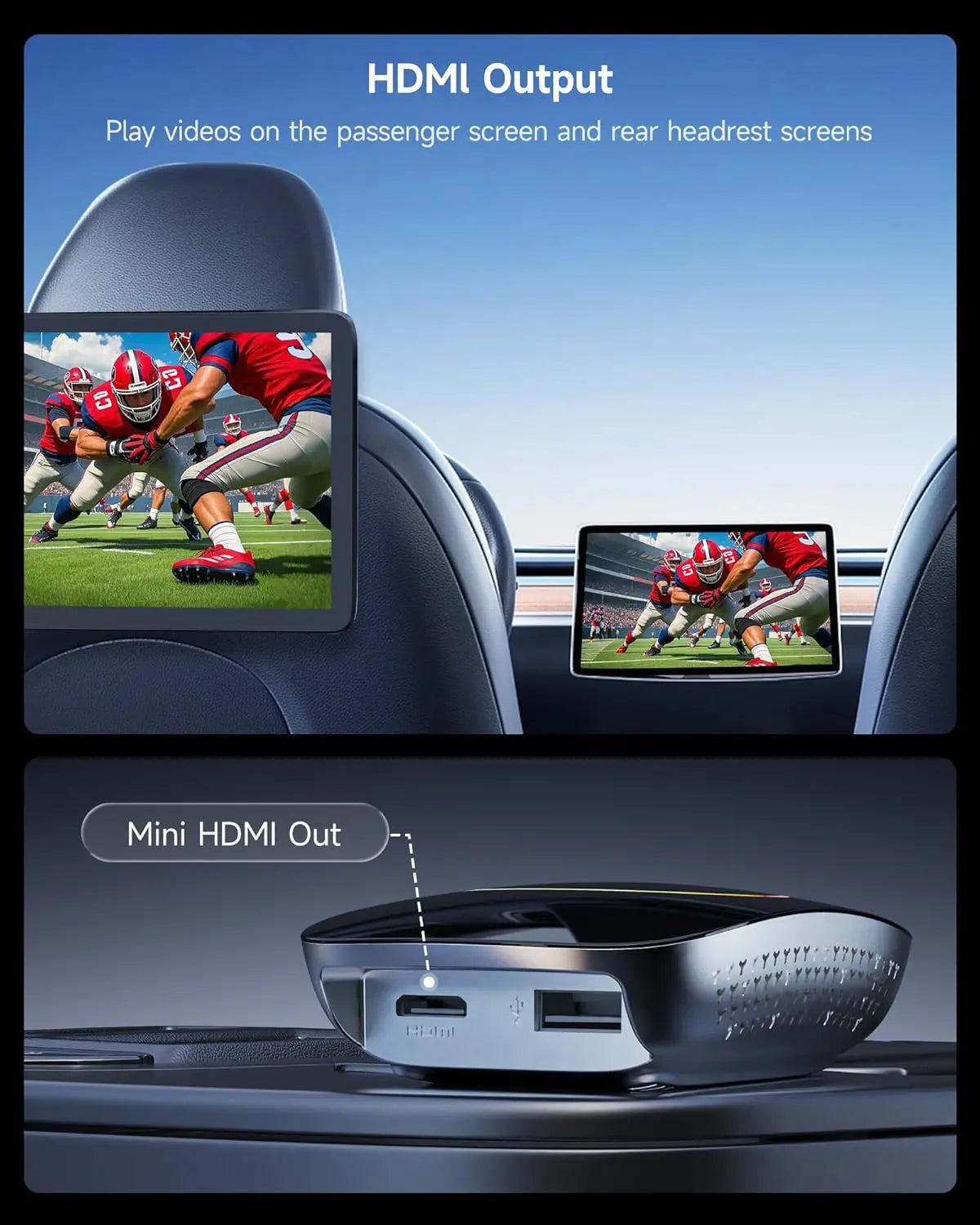 ATOTO CarWave CB4DT ワイヤレススマートボックス ATOTO CarWave CB4DT Wireless CarPlay Adapter with Android Auto, HDMI