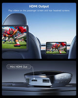 ATOTO CB4DT Wireless CarPlay Adapter, AI Box Android Auto 5-in-1 Video Box with YouTube, HDMI Output, Dual Bluetooth/WiFi, 4GB+32GB (Up to 256GB), DriveChat, Plug & Play, Stable Low-Latency Connection