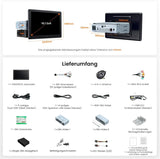 ATOTO V10G110OC 10,1 Zoll Android Autoradio 1DIN & 2DIN, 6GB+128GB, Wireless CarPlay & Android Auto, 4G LTE/WiFi, GPS Navi, Bluetooth 5.4 aptX HD, DSP 32B-EQ, 4-Kanal-DVR, Karaoke im Auto, AI-Assistent