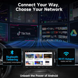 ATOTOZONE A5L 10.1" Autoradio 2 Din Android, Sistemi multimediali,Wireless CarPlay e Android Auto Senza fili, Touchscreen, Tethering de WiFi/BT, Bluetooth,MirrorLink,24-B EQ DSP, 2G+32G,FM/USB/TF