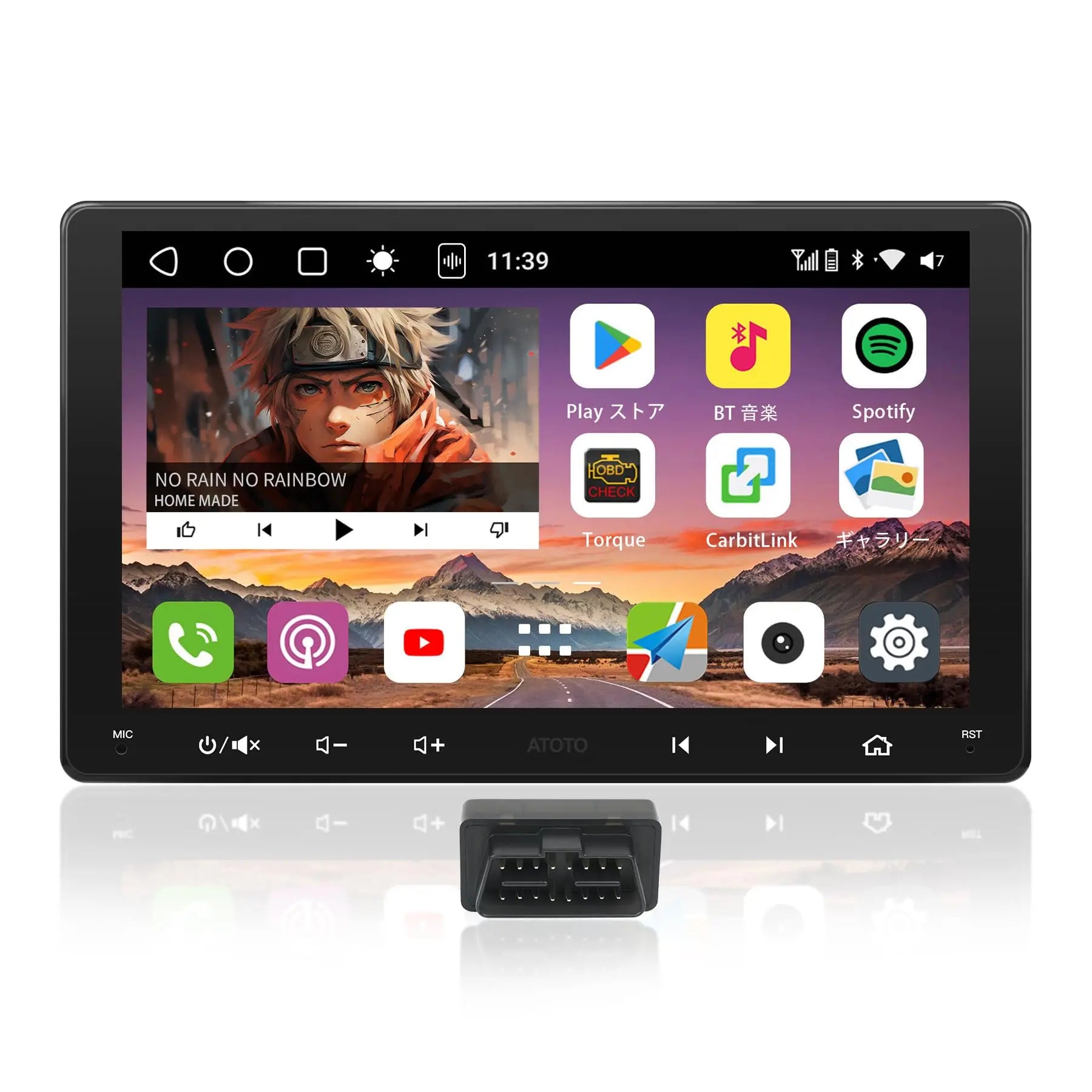 ATOTO S8MS 9インチ 2Dinディスプレイオーディオ LTE内蔵 CarPlay OBD2