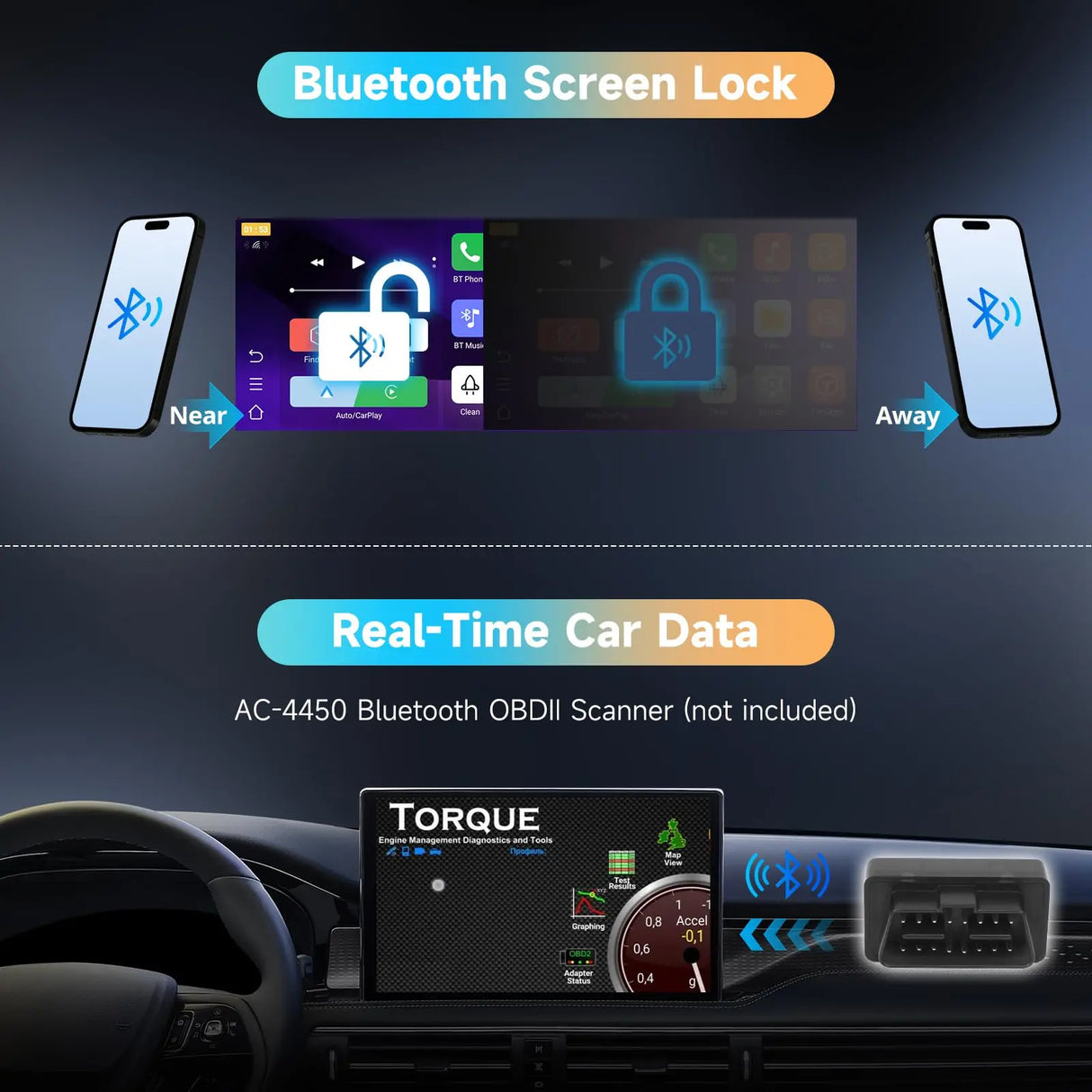 ATOTOZONE Wireless Android Auto Adapter AD5