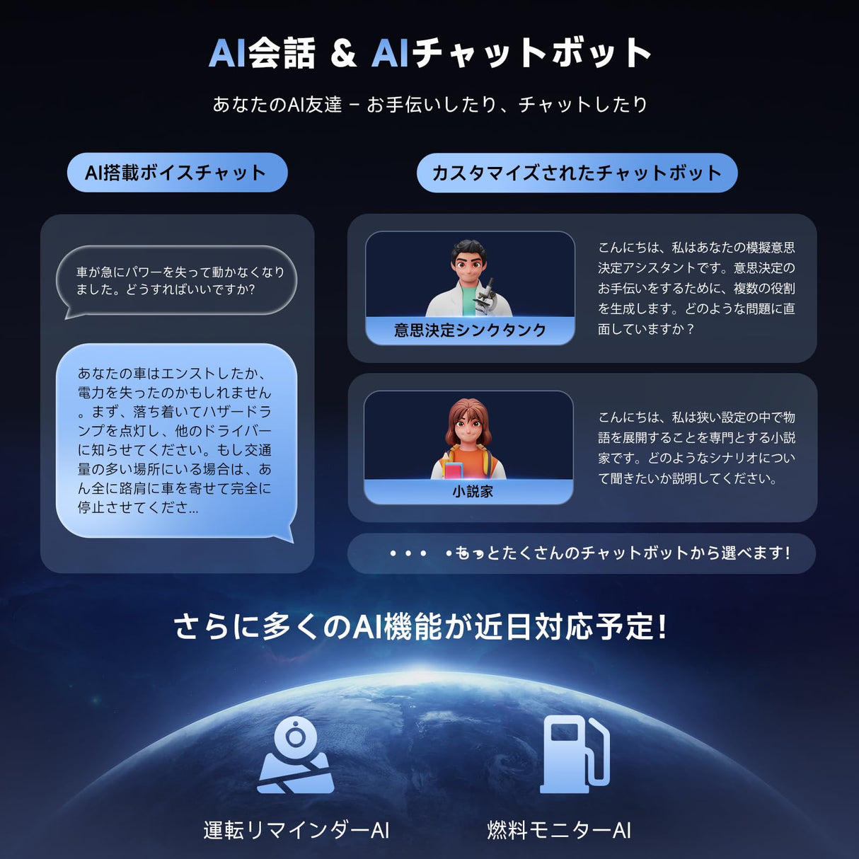 ATOTOMOVE 10.1インチ QLED Android 1＆2DIN カーステレオ ドライブレコーダー付 2GB+32GB ワイヤレスCarPlay Android Auto フローティングQLEDタッチスクリーン カーラジオ 1080P DVR録画カメラ WiFi/Bluetooth A5L
