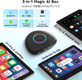 AI Box、ワイヤレス CarPlay/Android Auto、4G LTE AIボックス、Android 13 OS 8+128GB 内蔵GPS