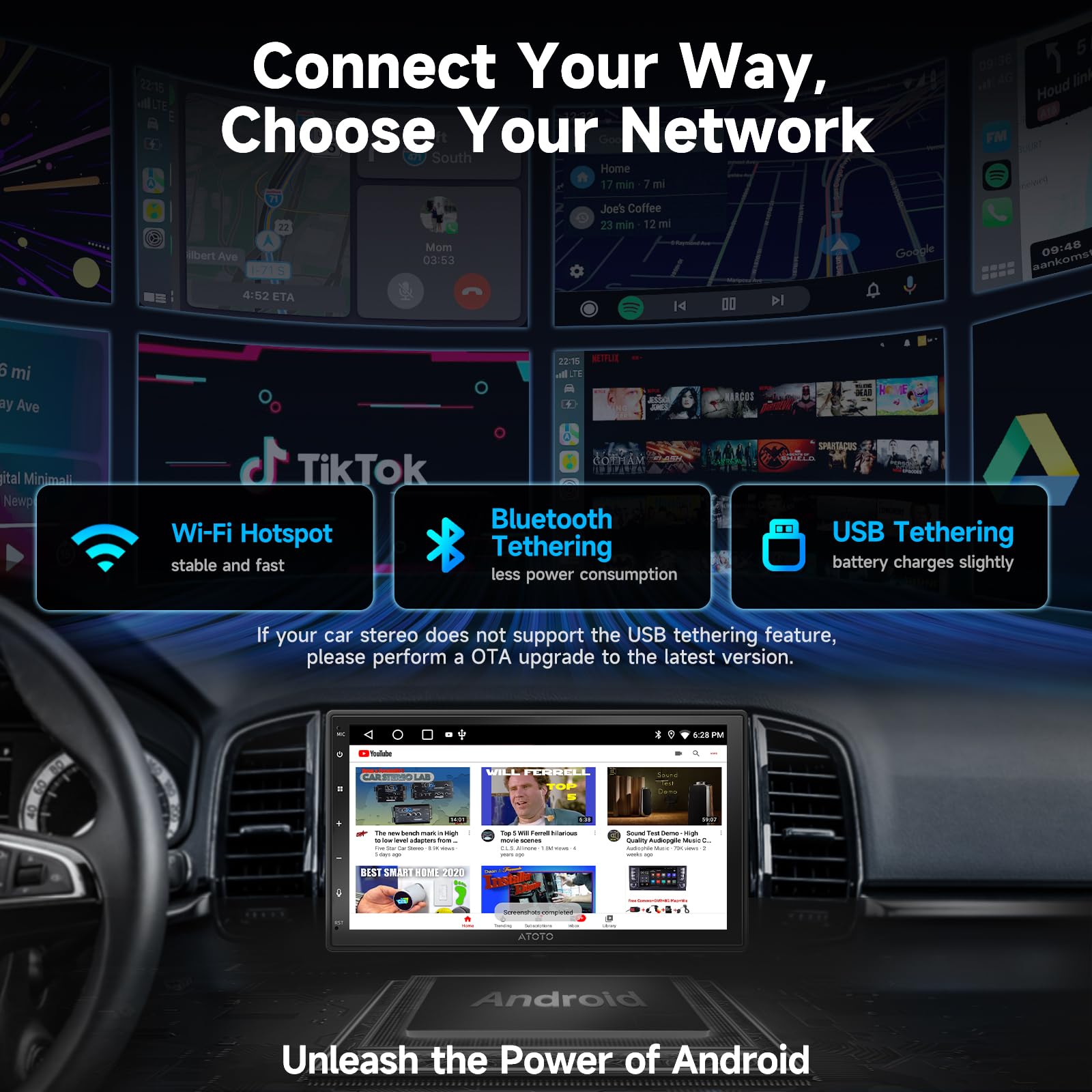 ATOTO A5LG2B7T-S01 2G+32G Android カーナビ A5LG2A7T-S01 7インチ Androidカーナビ 2DIN – ATOTO JP Store 公式店