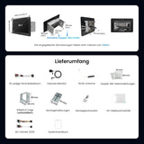 ATOTO F7G211WE 10,1 Zoll Doppel-DIN Autoradio, Wireless Apple CarPlay & Android Auto, Touchscreen, Bluetooth, LRV, MirrorLink, Lenkradfernbedienung, AUX, FM/AM-Radio