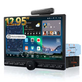 ATOTO X10G129PE 12.95インチ、ディスプレイオーディオ AI搭載 Androidカーナビ、シングルDIN＆ダブルDIN対応、8GB+128GB、フレックスビュー大画面、ノブ＆物理ボタン搭載、7.1.2chサラウンド、4G LTE、デュアルバンドWiFi、36バンドEQ、ワイヤレスCarPlay & Android Auto