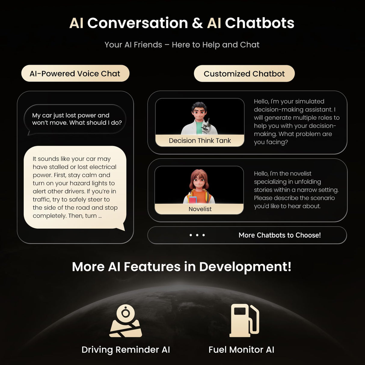 ATOTOOUT Single/Double Din Car Stereo - 10.1" QLED Floating Touchscreen w/Button, Wireless CarPlay/Android Auto, Wi-Fi/Bluetooth/USB Tethering, AI/DSP/RCA/GPS/Dual-HDMI, Spilt-screen/MirrorLink,2G+32G