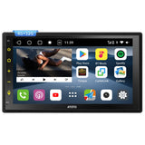 ATOTO S8 Android Double Din Car Stereo, Wireless CarPlay & Android Auto, Built-in 4G LTE, Dual Bluetooth, 7" QLED Display, LRV, SCVC, GPS Tracking, 4G+32G, S8G2B74MS