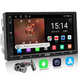 ATOTO A5LG2A7T 7インチ 2Din ディスプレイオーディオダッシュカム付属、Androidナビ、2G+32G、ワイヤレスCarPlay＆Android Auto、IPS 1280×720ディスプレイ、24バンドEQ、WiFi/BTテザリング、GPSトラッキング、MirrorLink、FM/AM、USB/TF動画再生対応