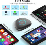 ATOTOSELECT Wireless CarPlay&Android Auto Adapter Magic AI Box with 4G LTE