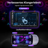 ATOTO A5LVWA7T 7" 2 DIN Autoradio Android mit Navi, kompatibel mit VW/Golf/Polo/Tiguan, Wireless CarPlay &amp; Android Auto, WiFi/BT/USB, 2G+32G, MirrorLink, DSP, FM/AUX/TF