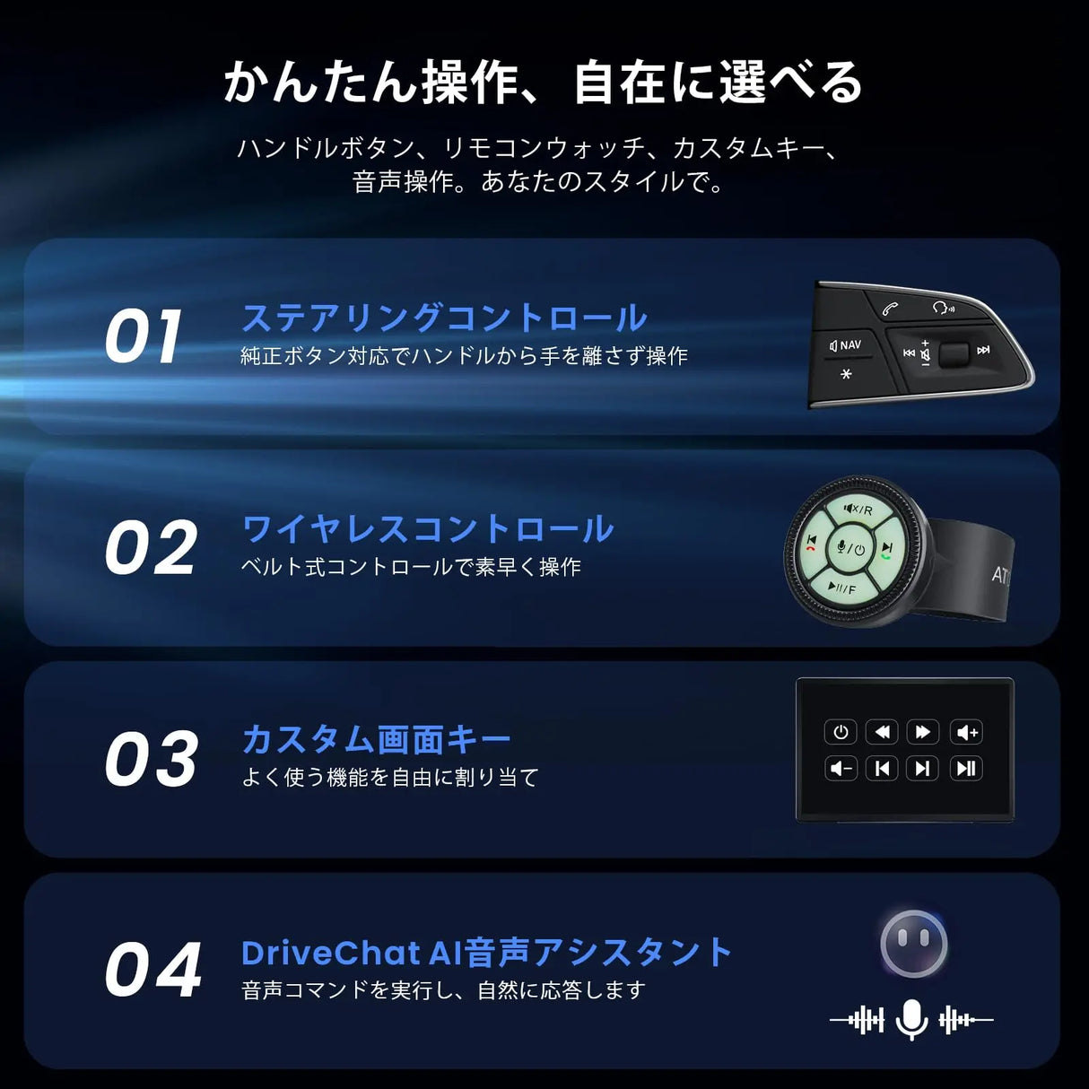 ATOTO X10 14.1インチ1 Din/2 Din ディスプレイオーディオ 4G LTE/WiFi